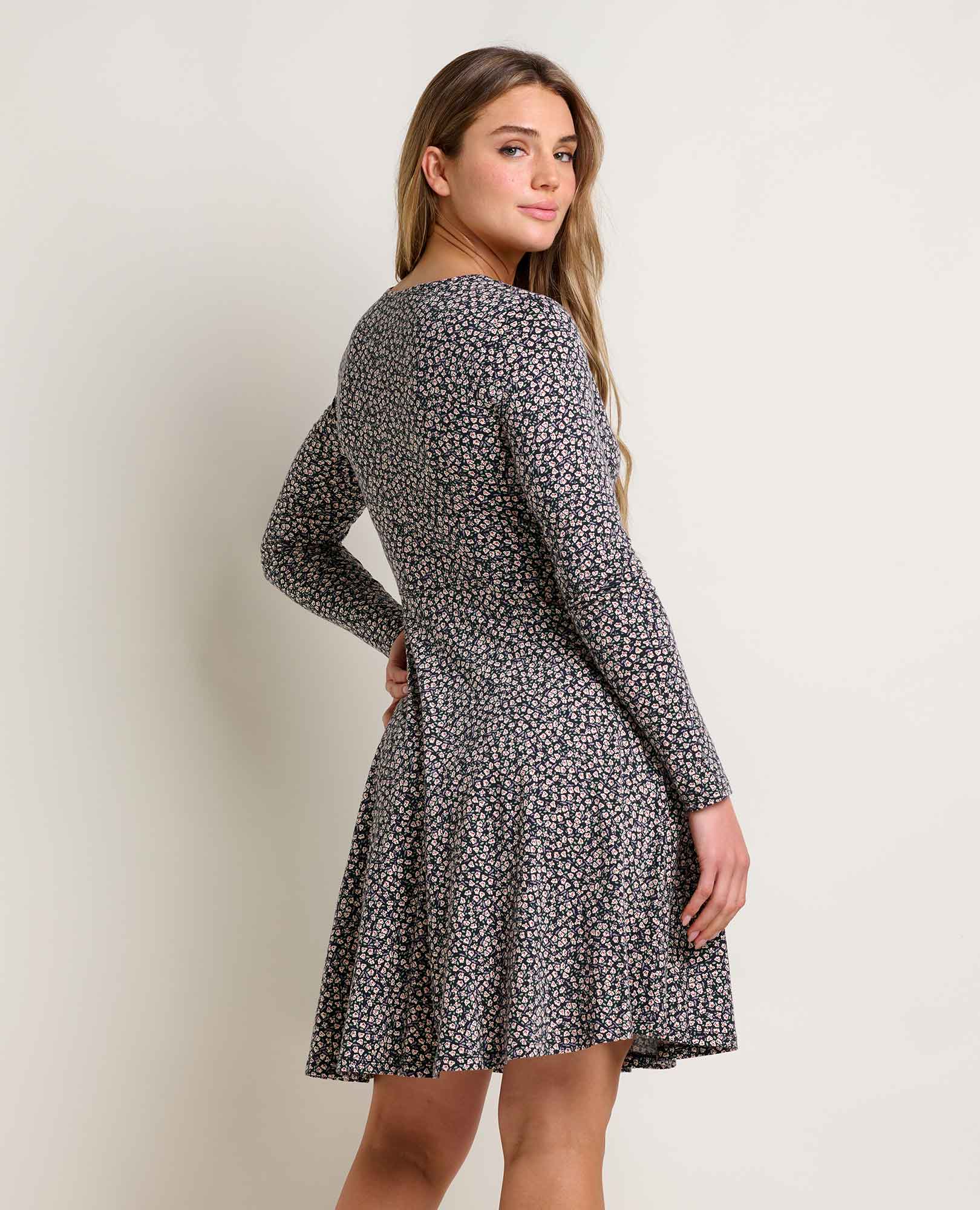 Freesia Long Sleeve Wrap Dress - Image 2